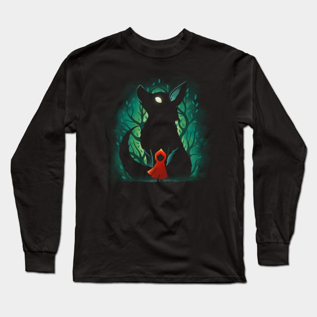 Riding Hood Long Sleeve T-Shirt by Vallina84